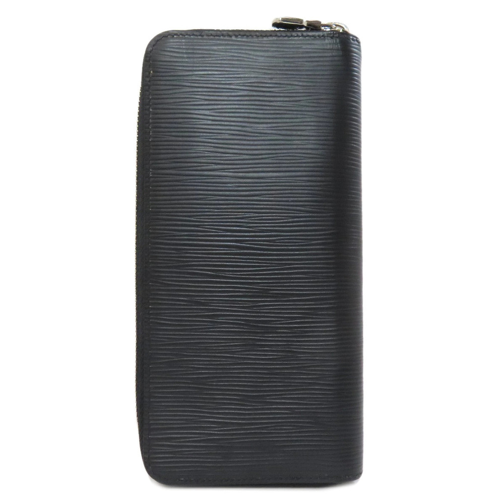 Louis Vuitton Wallet Leather Long Zippy Vertical Wallet Epi Black